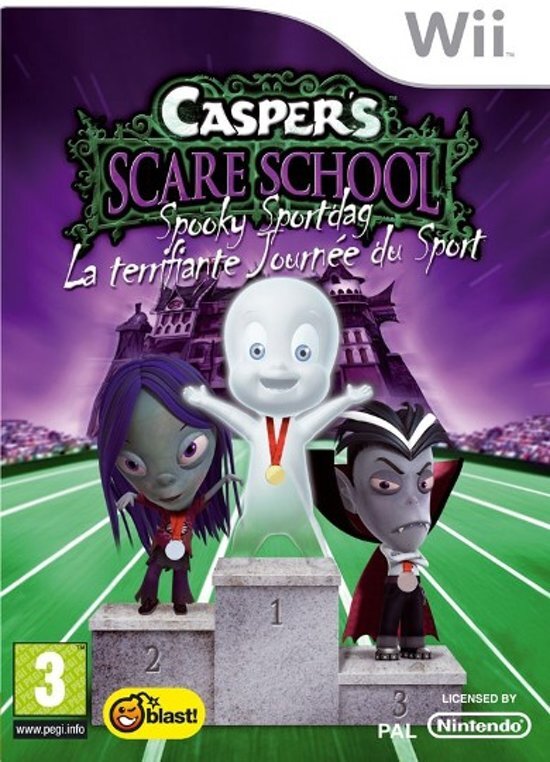 Blast! Entertainment Caspers Scare School Spooky Sportdag Nintendo Wii