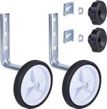 Trail gator Zijwieltjes flip-up 12-20 inch Zwart/Wit