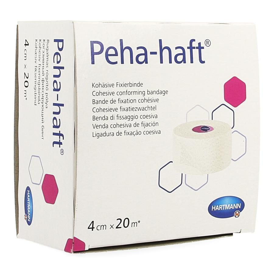Hartmann Pehahaft - 4 cm x 20 m - 1 stuk