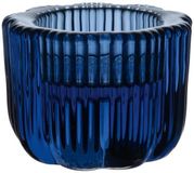 Villeroy & Boch 2in1-Kerzenständer Fleur ø 6,3 cm blauw Glas