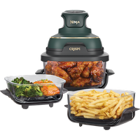 Ninja CRISPi 4-in-1 Airfryer met glazen vershoudschalen - Groen | FN103EUGN