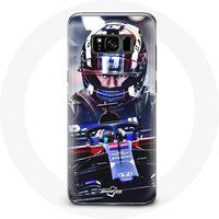 Maniacase Hoesje voor Samsung Galaxy S8 plus Formule 1 Pierre Gasly Frans F1 coureur
