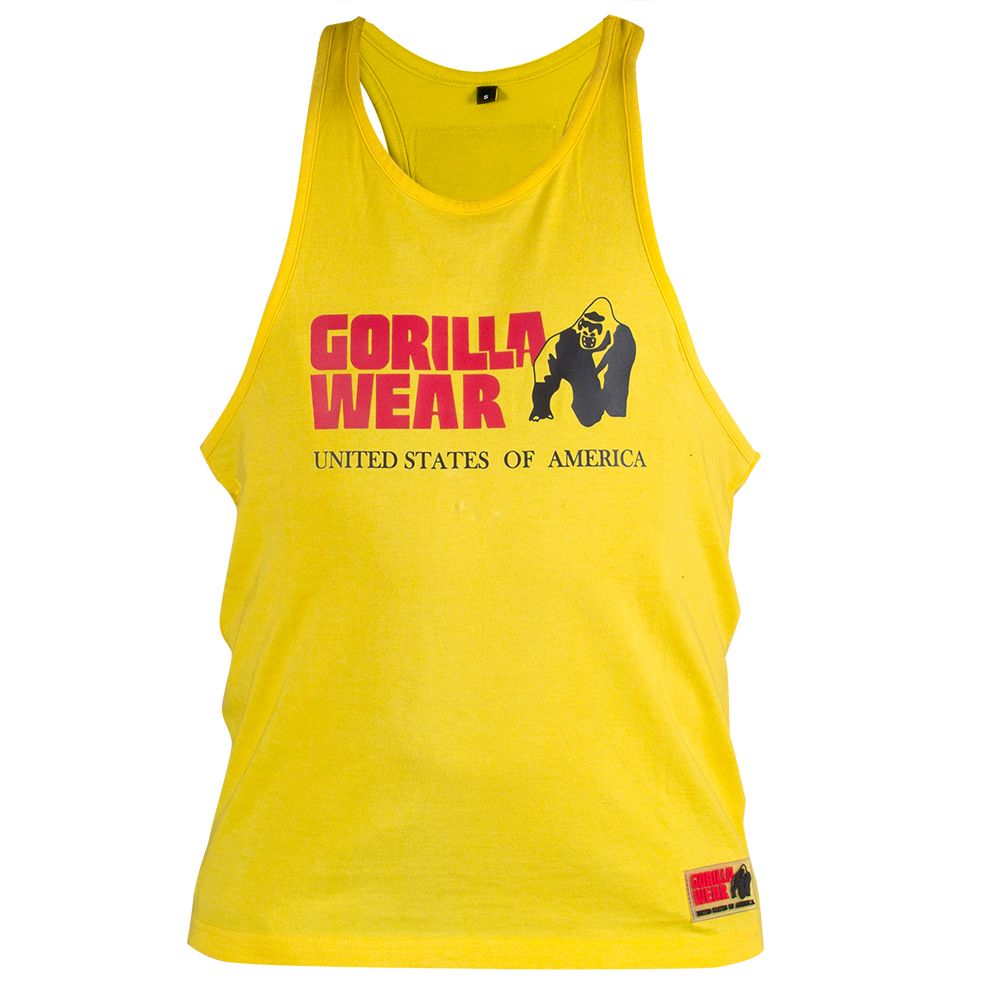 Gorilla Wear Classic Tank Top Yellow - L