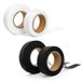 OOTDAY Zoomband, 4 stuks strijkbare zoombanden, hoogwaardige zoom, 64 m/20 m lang en 20 mm breed, strijkband op textiel zoals broeken, gordijnen (wit/zwart)