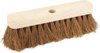 Merkloos Bezemkop 300 mm met stijve basine - houten bezemkop