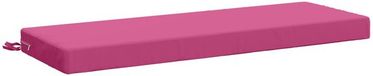 vidaXL Coussin de banc SOEST 100% Polyester Rose 100 x 40 x 8 cm