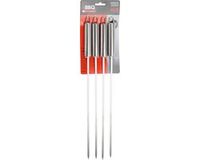 Merkloos BBQ spiezen - 16x stuks - RVS - 44 cm
