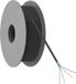 Allteq Netwerkkabel - Cat 5e - U/UTP - Vaste kern - CCA - 5.2mm - 50 meter - PE - Op rol - Zwart