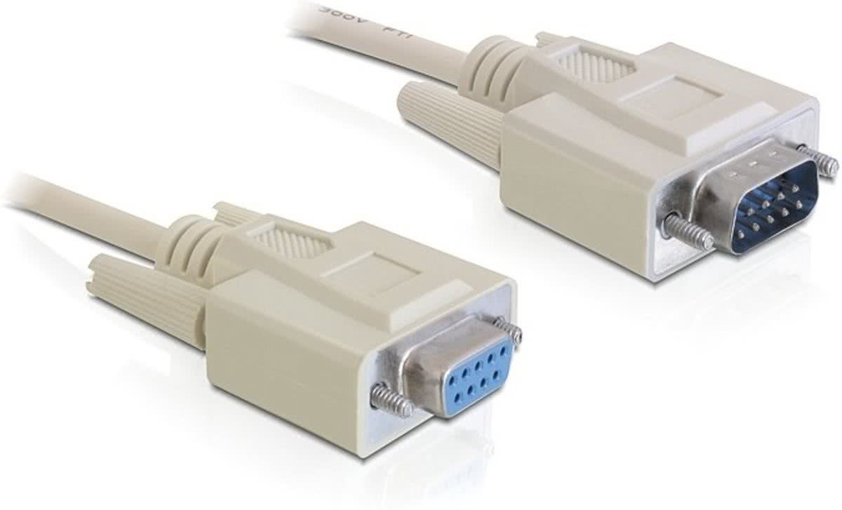 Inline Serial cable DB 9 MF 10 m
