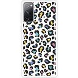 Samsung Galaxy S20 Leopard colore Verstevigd hoesje met sublimatie bedrukking