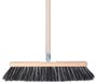 Buemag Terrastegels bezem Arenga Elaston - 40 cm - met houten steel van 140 cm