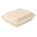 50 Bionic 50 stuks schelpen 3 Compart. 'Bionic' 950 ml 23 x 18 x 7,3 cm Natural Bagazo