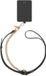 UNIQ Coehl Caryne Serie - Sangle de téléphone universelle 3-en-1 - Portefeuille - Ébène