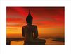 The Art Group Sun Setting Over The Mekong Stuart Meikle Art Print, Papier, Multi-Colour, 60 x 80 x 1,3 cm