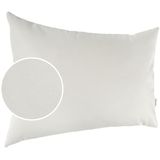 Kussensloop Kumo Kussensloop Kunstleer Sierkussen Sofa Kussen Lederen Kussenslopen Kussen KUMO Wit 30x50cm zonder vulling