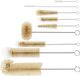 Bol Ensemble de brosses multifonctionnelles pour bouteilles avec pointe douce en coton