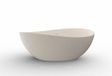 Wiesbaden Waive Vrijstaand Ligbad 160 x 95 cm - Solid Surface Beige