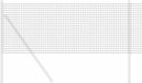 Double rod fence 2500 x 40 cm Grey