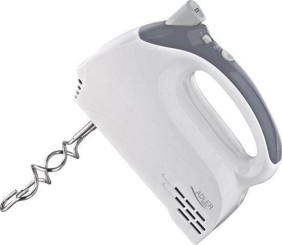 Adler Handmixer - 300W - Wit - Met Kneedhaak