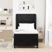 Maison Exclusive - Lit boxspring avec tête de lit, noir, 200 x 80 cm, velours