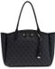 GUESS Lindsey Tote Coal Logo Schoudertas Dames Donkergrijs