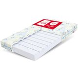 FDM Somnia Kindermatras, 60 x 120 cm, koudschuimmatras, hoogte 10 cm, hardheidsgraad H3, Oeko-Tex, geschikt voor mensen met allergieën, wasbare matrashoes, dino