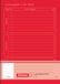 Brunnen 1046815 huiswerkschrift (A5, 24 vellen) rood