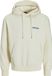 Jack & Jones Trui Jcounion Print Sweat Hood Noos 12273915 Sweet Corn Mannen Maat - XL