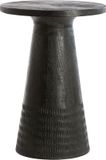 Light & Living Bijzettafel Paxos - Zwart - Ø45cm