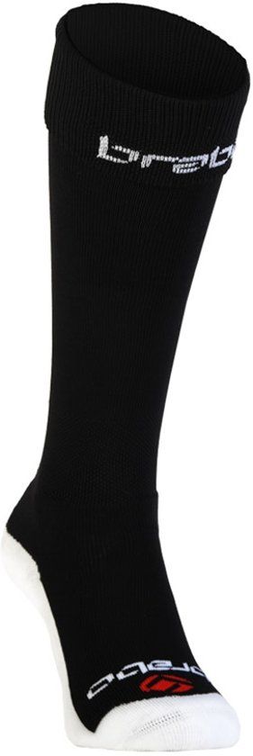Brabo Socks All Black Sportsokken Unisex - Black