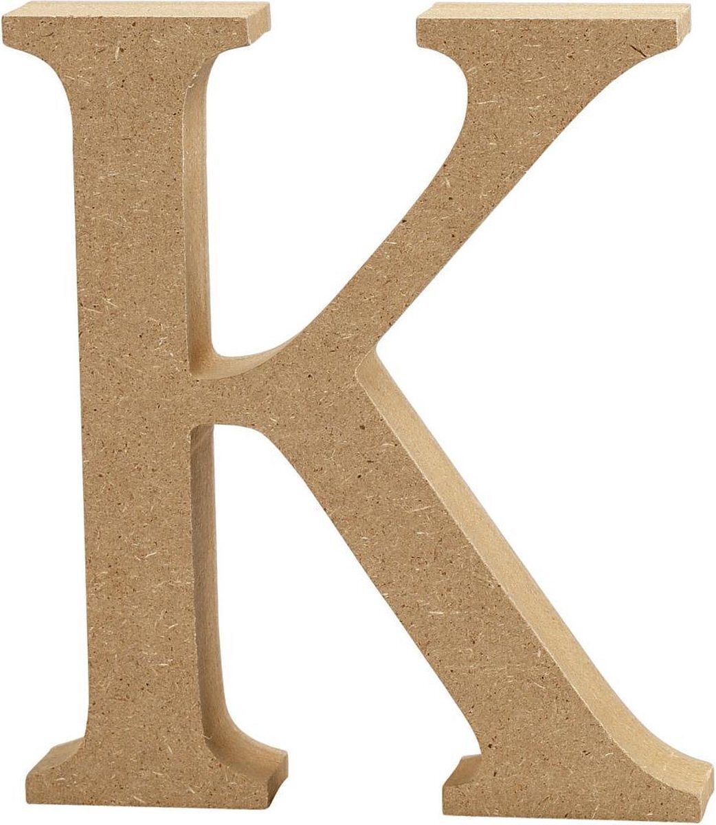 Creative Letter K Mdf 13 Cm