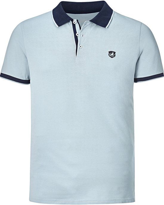 Jan Vanderstorm heren Poloshirt - 52/54 - groen - Plus Size