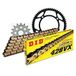 Kettingset DID Kettingset staal 428VX / 146 klinknagel slot voor Yamaha XVS Drag Star 125 cc Bj. 2000-2004