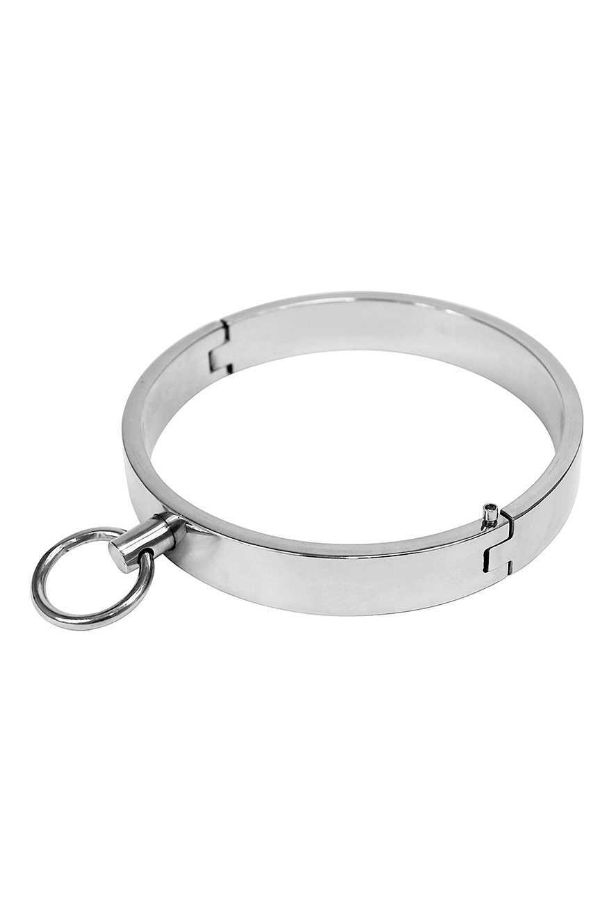 Bondage Play Metalen Halsband Slave Collar - 2cm