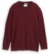 Tom Tailor - Gebreide trui van biologisch katoen - Bordeaux Melange - Maat 4XL
