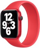 Apple Siliconen solobandje voor de Apple Watch | 38/40/41/42 mm - Maat 7 - (Product) Red