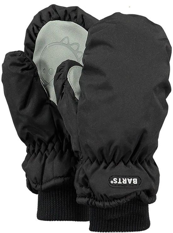 BARTS Nylon Mitts Kids Wanten Kinderen - Maat 3 - Zwart