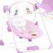 KIDIZ® Chaise à bascule électrique pour bébé - Rose