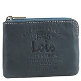 Lois - Porte Monnaie Homme Cuir Souple Petit Format - Petit Porte Monnaie homme - Bourse Porte Monnaie Multi Rangements Anti RFID. Porte Carte Cuir., Blauw