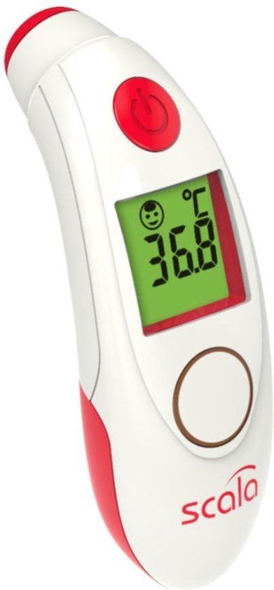 Scala SC 8360 NFC Infrarood Voorhoofdthermometer - Digitaal - Blauw