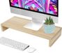 Bloc en bois rehausseur de moniteur avec conception ergonomique