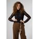LabeL DOT gebloemde top - zwart