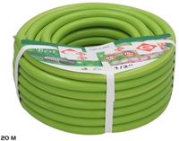Benza Tuyau d'arrosage 20 mètres 1/2 pouce – Tuyau d'eau flexible et anti-vrille pour jardin & terrasse – Incluant 2 raccords de tuyau