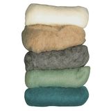 Rayher Hobby Rayher 5364700 pure scheerwol, viltwol, vlies, 5 kleuren á 20 g, (in totaal 100 g), wintertinten, 100% wol om te vilten, sprookjeswol
