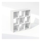 Furinno Pelli Kubieke opbergkast, boekenkast, boekenplank, 9-kubus, wit