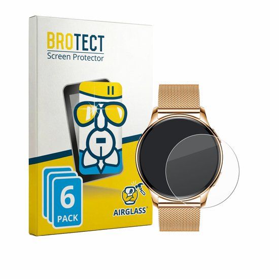 BROTECT Screenprotector 6 Stuks voor Siltcon Aurea SI151 Beschermglas transparant