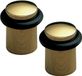 AMIG Deurstopper/deurbuffer - 2x - D32mm - inclusief schroeven - goudkleurig