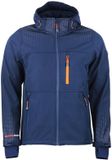 Peak Mountain Softshell jas met capuchon Cabra Heren Marine XL