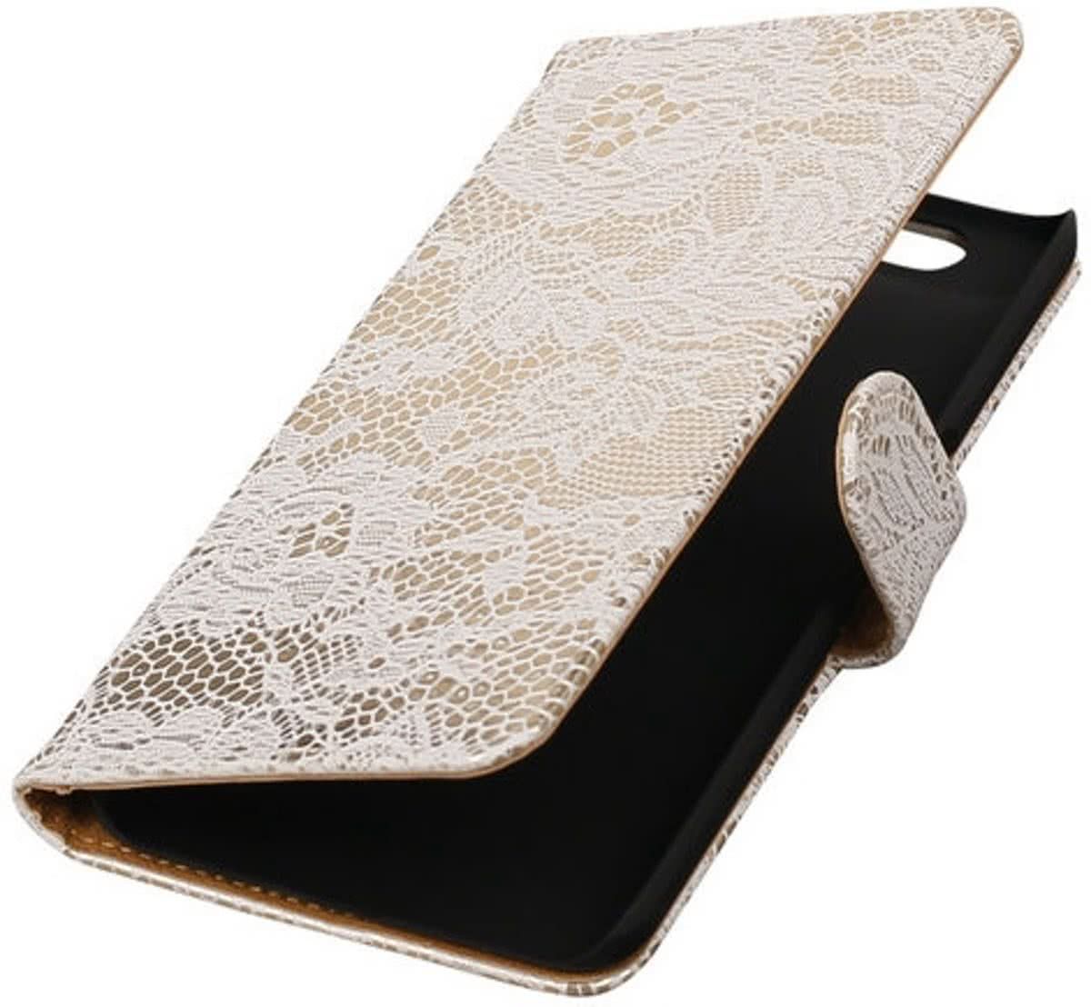 Best Cases Huawei Nexus 6P - Lace Wit Booktype Wallet Hoesje