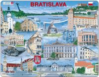 Larsen Puzzel - Bratislava jouet éducatif - 65 pièces